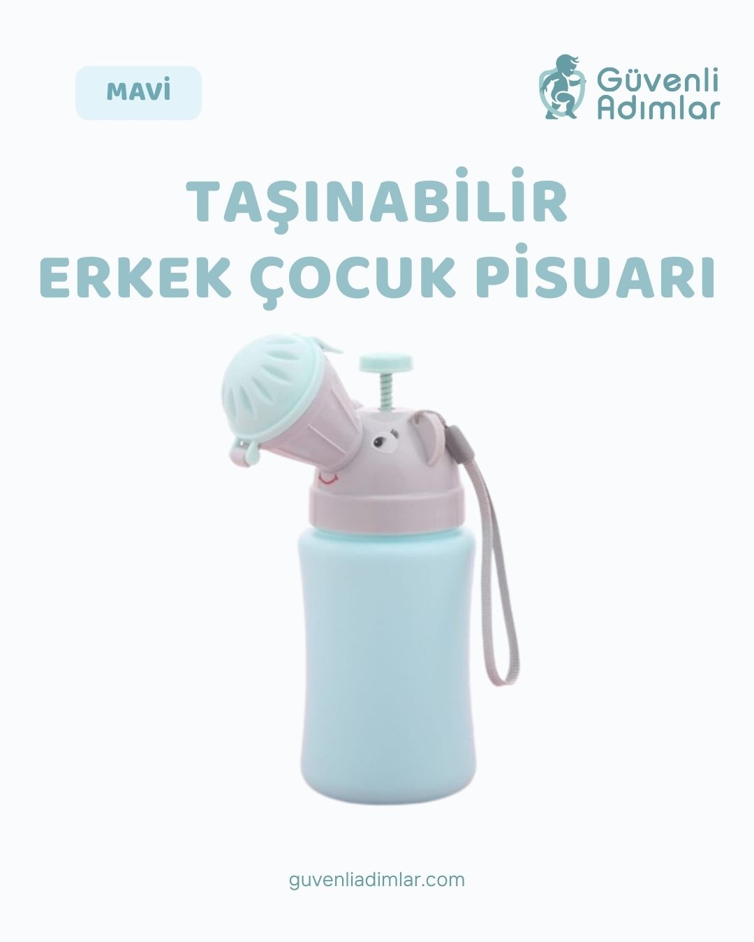 Taşınabilir Erkek Çocuk Pisuarı (2-6 Yaş)