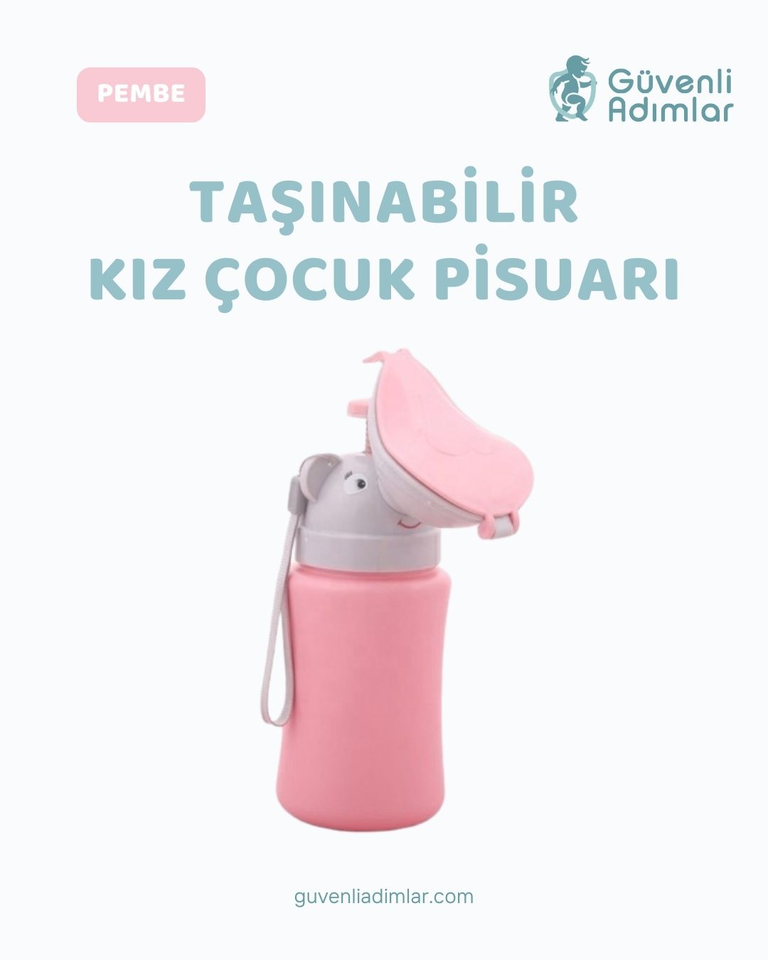 Taşınabilir Kız Çocuk Pisuarı (2-6 Yaş)