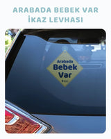 Arabada Bebek Var | Araç Cam Askısı