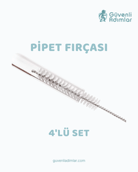 Pipet Temizleme Fırçası 4'lü Set