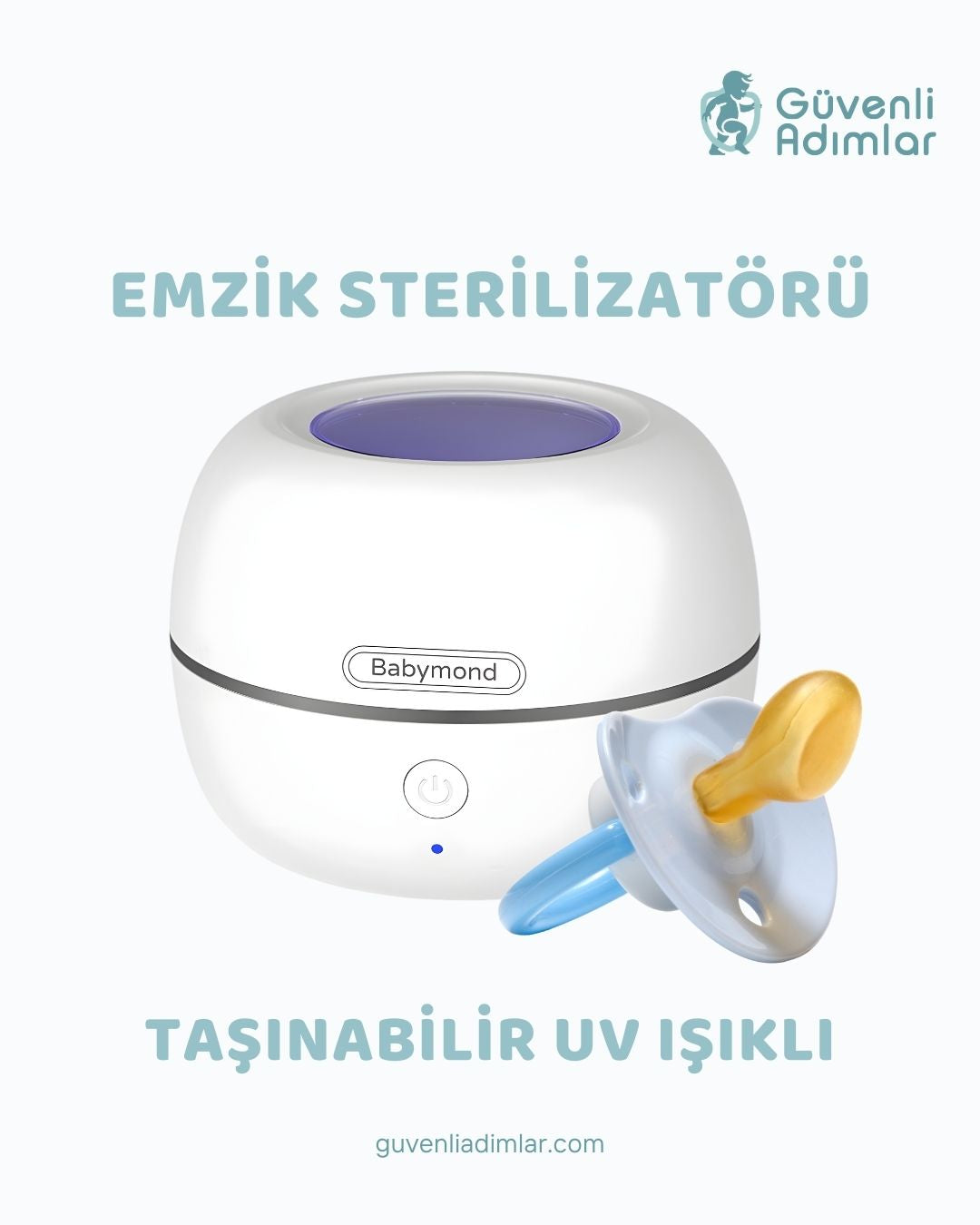Emzik Sterilizatörü - Taşınabilir UV-C Sterilizasyon