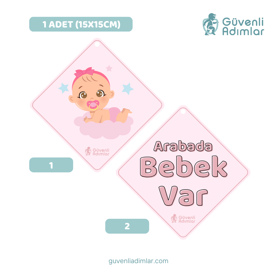 Arabada Bebek Var | Araç Cam Askısı