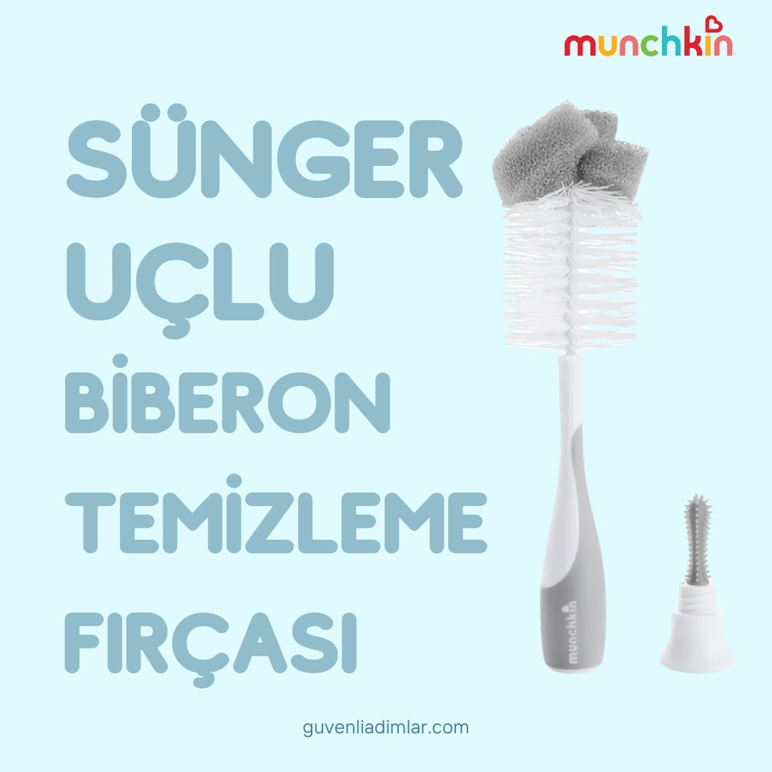 Sünger Uçlu Biberon Temizleme Fırçası