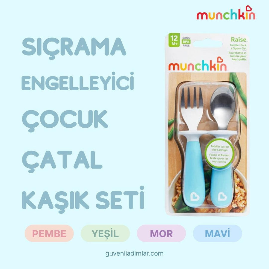 Çatal Kaşık Seti | Sıçrama Engelleyicili