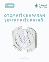 Otomatik Şeffaf Priz Kapağı - 1 Adet
