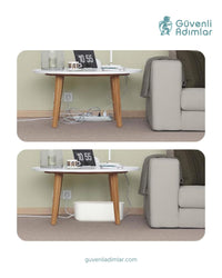 Priz Saklama Güvenlik Kutusu - Beyaz