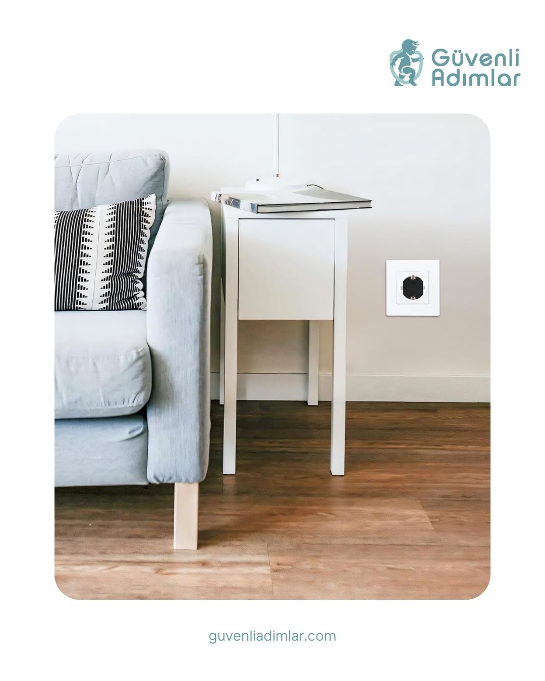 Otomatik Siyah Priz Kapağı - 8'li Paket