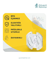 Otomatik Şeffaf Priz Kapağı - 4'lü Paket