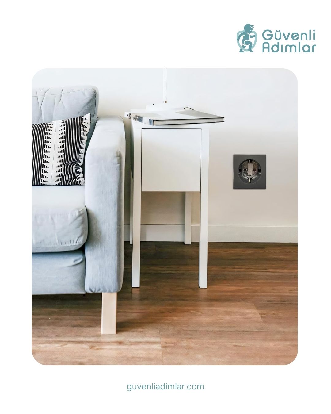 Otomatik Şeffaf Priz Kapağı - 8'li Paket