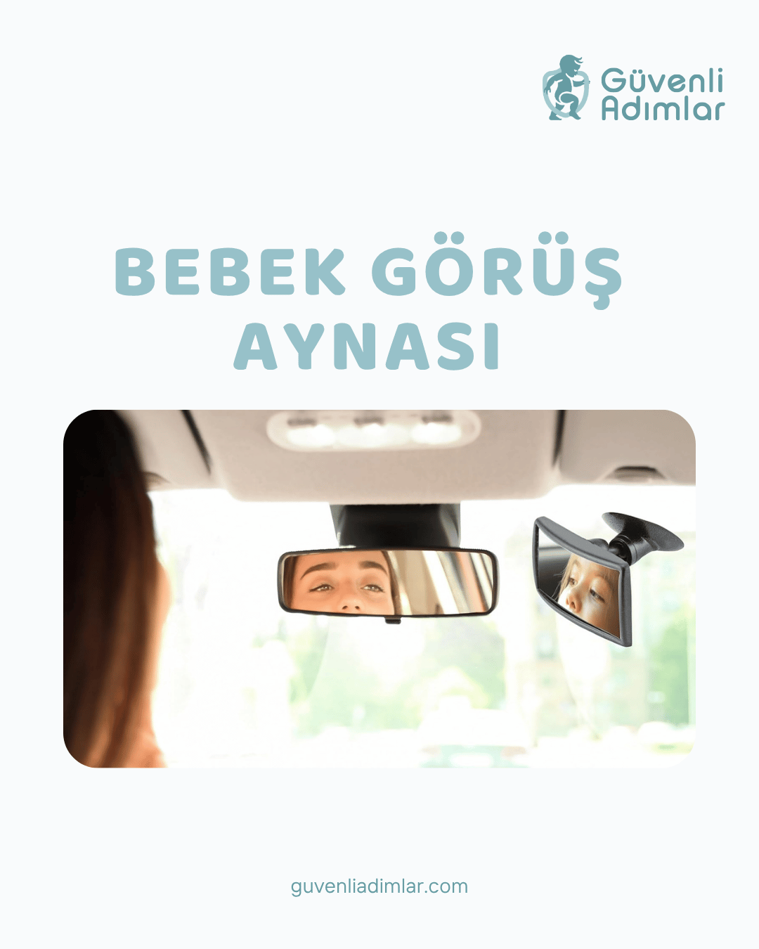Araç İçi Mini Bebek Dikiz Aynası
