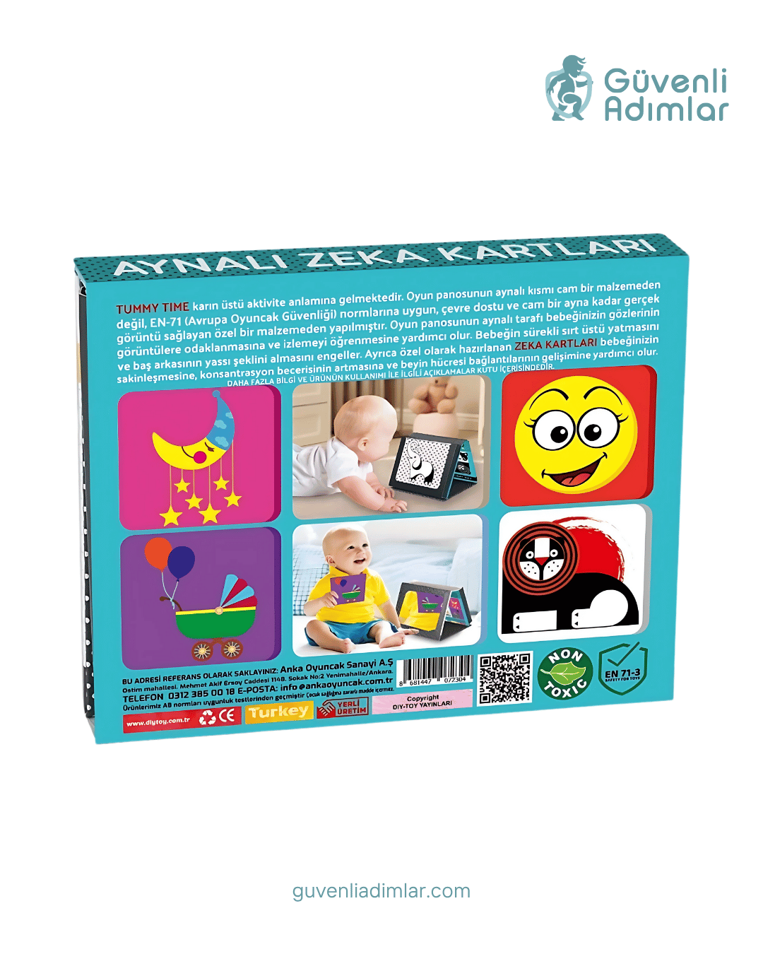 Tummy Time Zeka Kartları & Güvenli Bebek Aynası