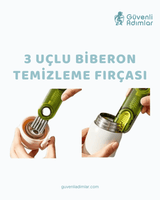 Biberon Temizleme Fırçası - 3 Fonksiyonlu