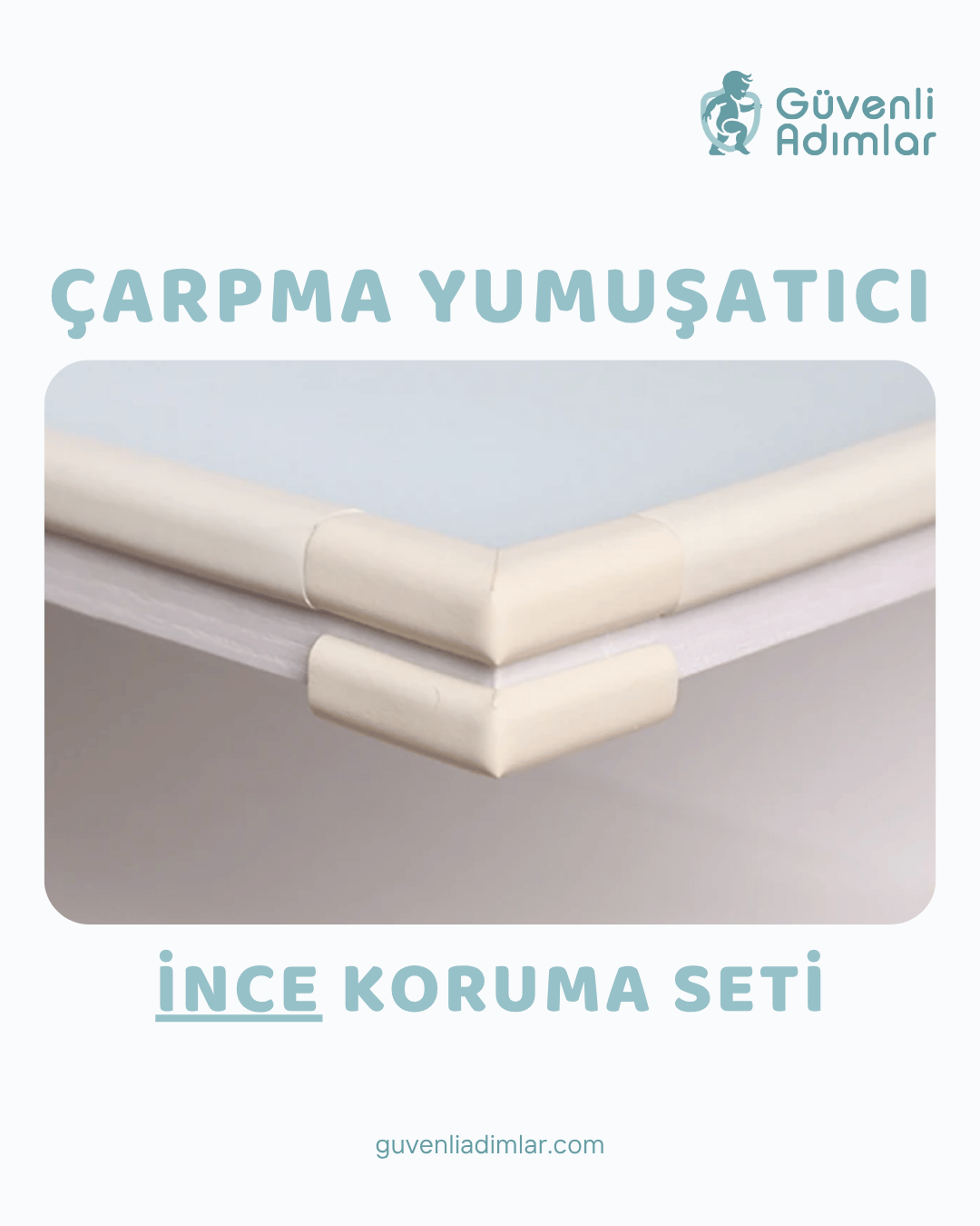 Kauçuk Kenar ve Köşe Bebek Koruma Seti