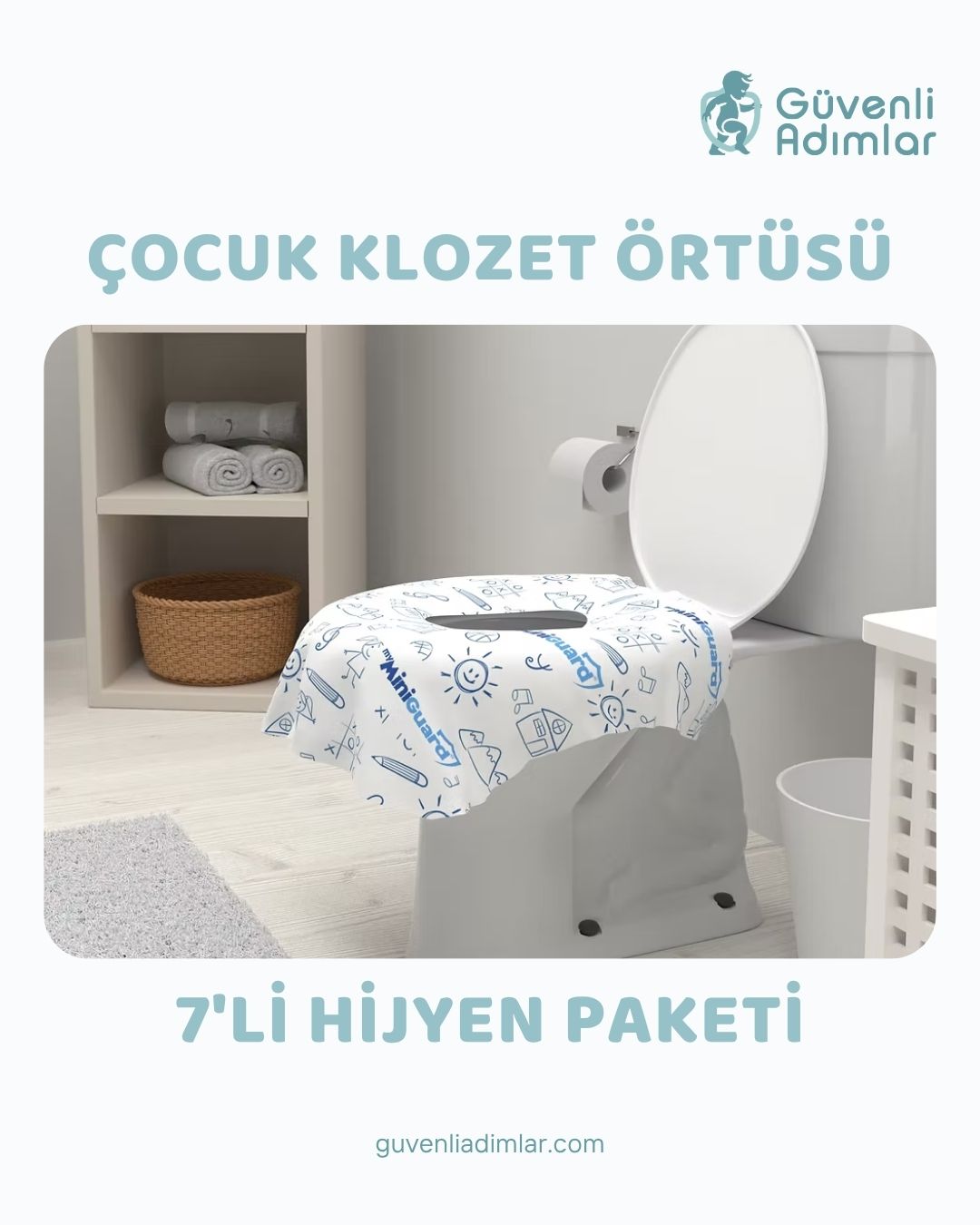 Tek Kullanımlık Klozet Örtüsü – 7'li Paket