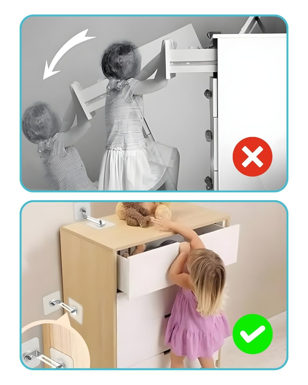 Vidasız Eşya Sabitleme Aparatı