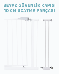 Beyaz Güvenlik Kapısı 10 Cm Uzatma Parçası