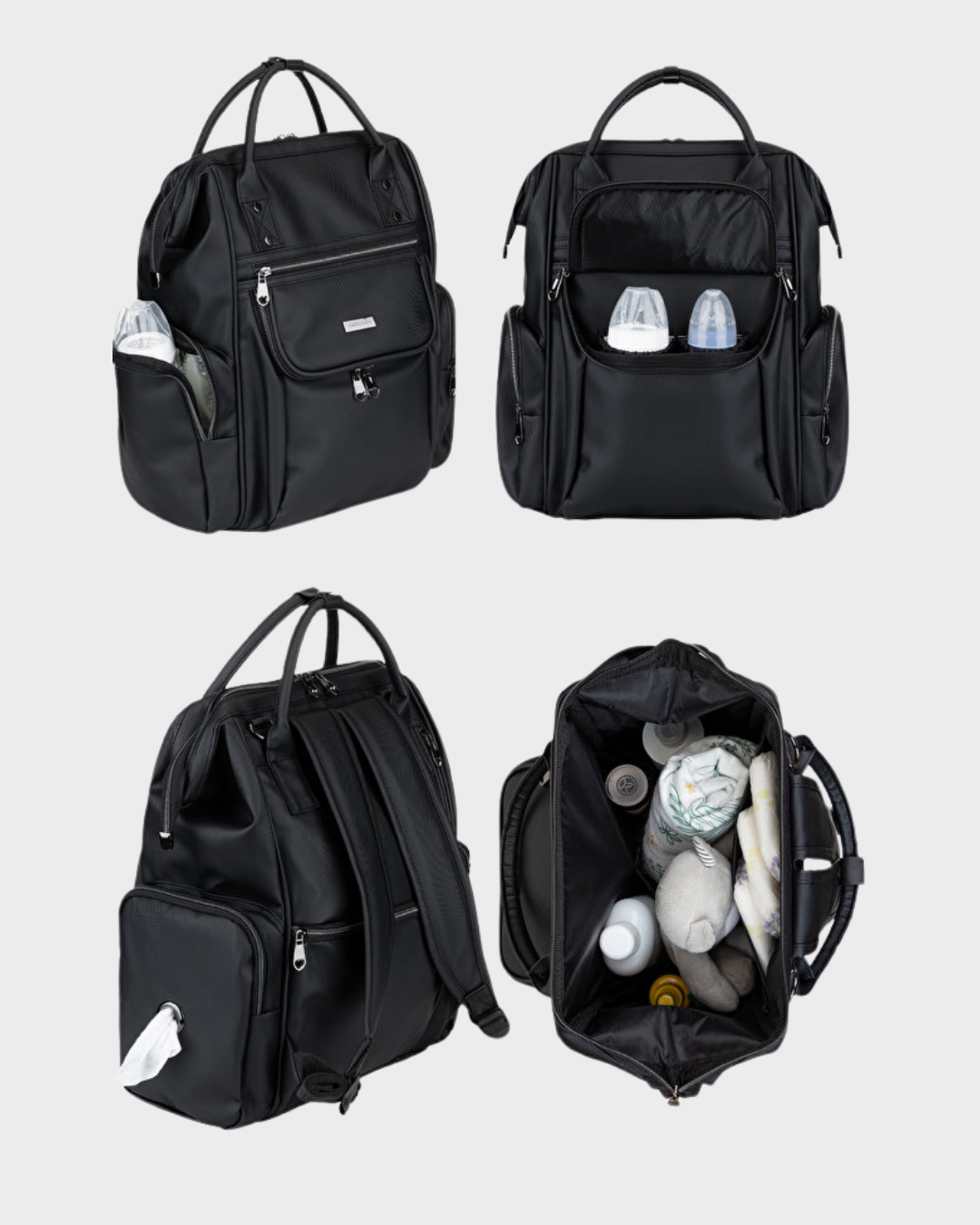 Anne Bebek Bakım Çantası | Siyah