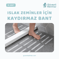 Islak Zemin Kaydırmaz Bant Seti