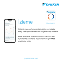 Daikin Hava Temizleme Cihazı | 124 m² | MC80Z