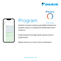 Daikin Hava Temizleme Cihazı | 124 m² | MC80Z