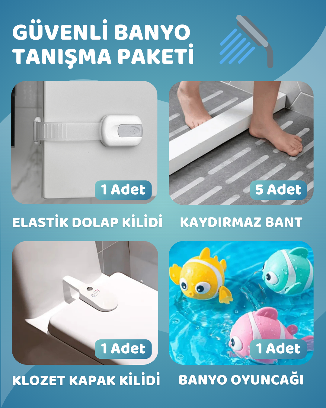 Güvenli Banyo Tanışma Paketi