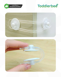 Şeffaf Elastik Uzun Çocuk Çekmece Kilidi (6 Adet)