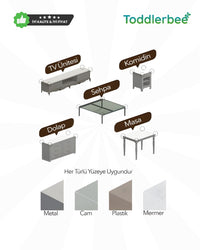 Yumuşak Masa & Sehpa Köşe Koruyucu (8 Adet)