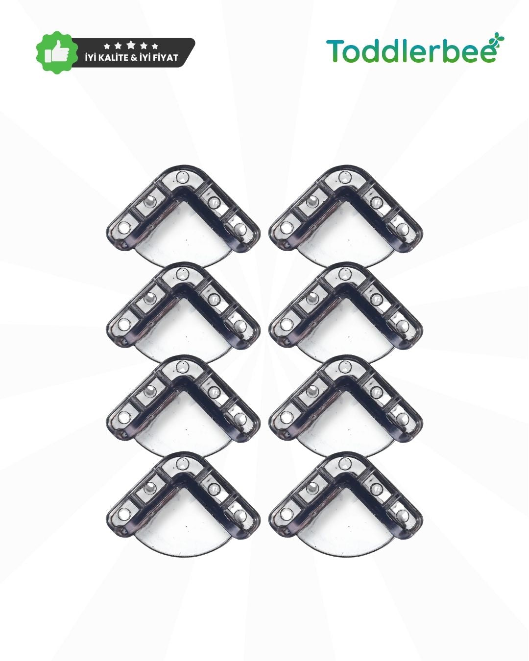 Yumuşak Masa & Sehpa Köşe Koruyucu (8 Adet)