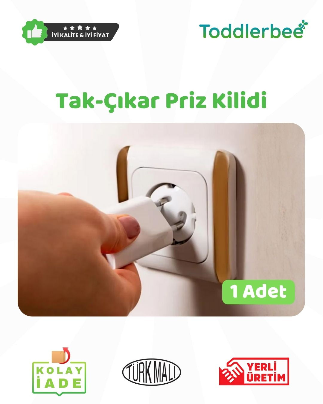 Tak Çıkar Priz Kapağı