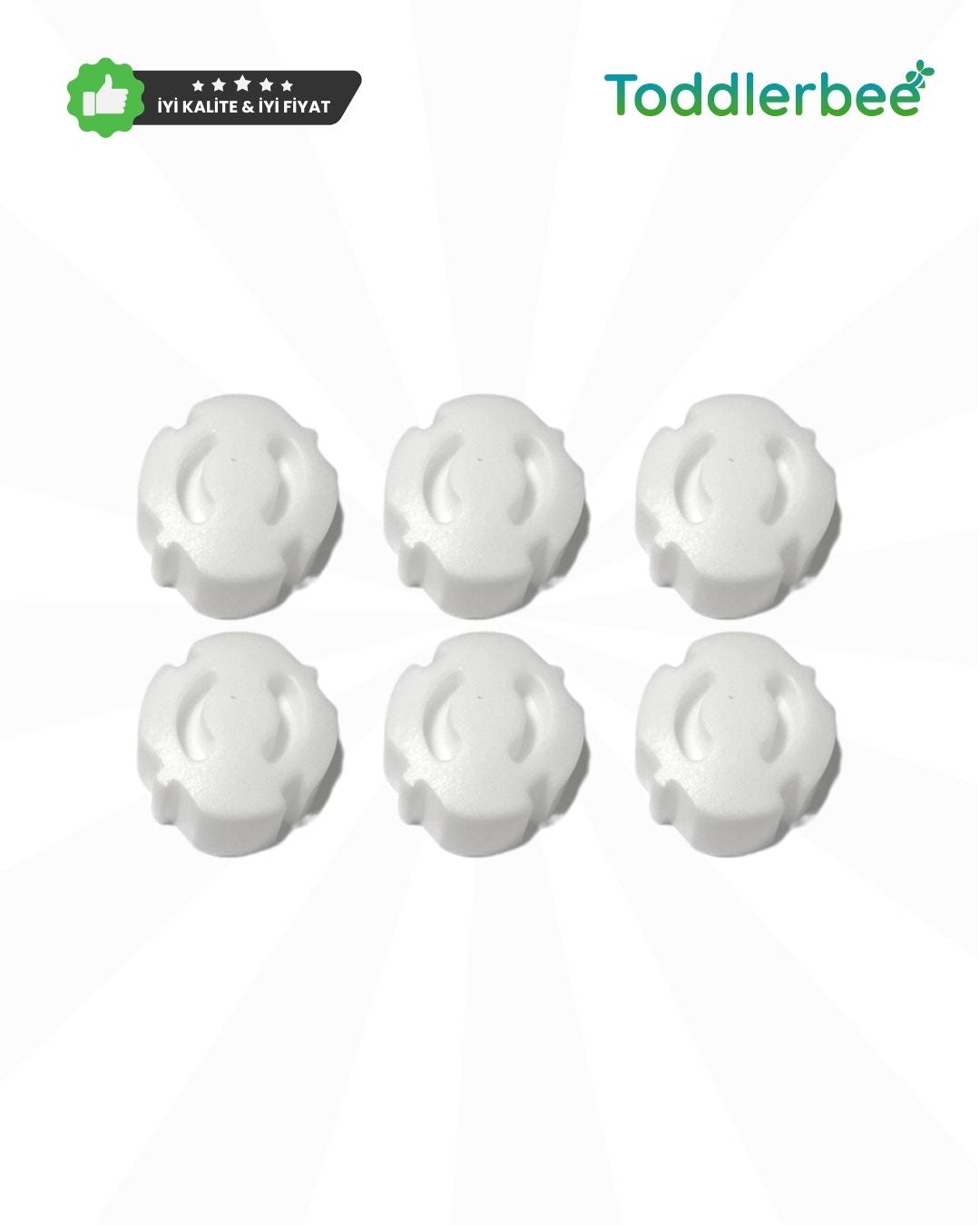 Tak Çıkar Priz Kapağı (6 Adet)