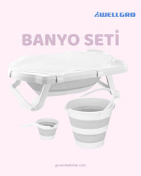 Katlanır Bebek Küveti 4’lü Set