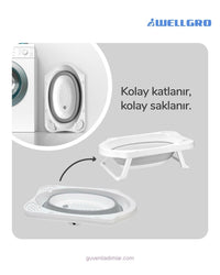 Katlanır Bebek Küveti 4’lü Set