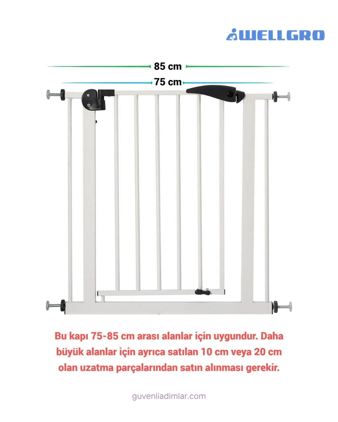Otomatik Kapanan Çocuk Güvenlik Kapısı