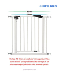 Otomatik Kapanan Çocuk Güvenlik Kapısı