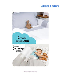 Wellgro 140 cm Sünger Yatak Bariyeri