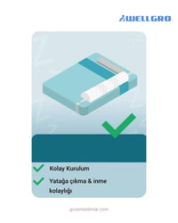 Wellgro 140 cm Sünger Yatak Bariyeri