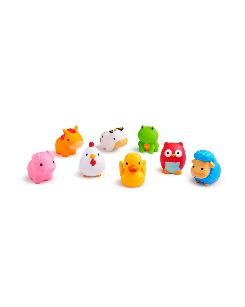 Munchkin Çiftlik Hayvanları ile Banyo Oyuncağı 8li paket