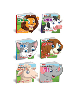 Ben Kimim Hayvanlar 6lı Bebek Kitap Seti