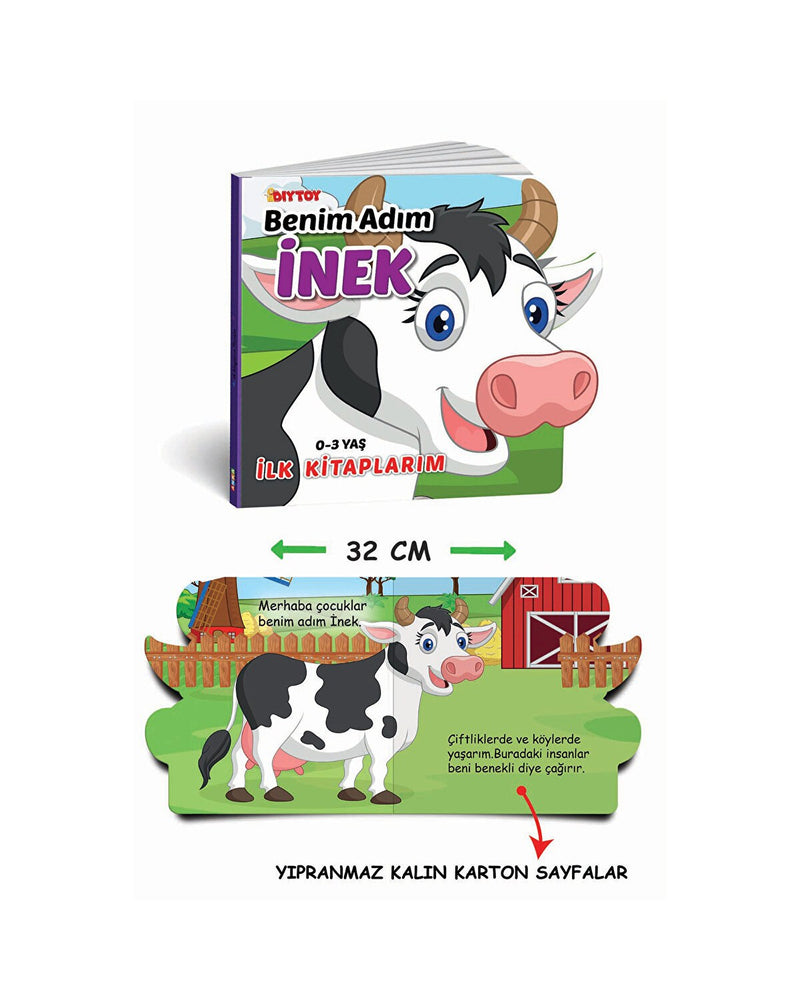 Ben Kimim Hayvanlar 6lı Bebek Kitap Seti