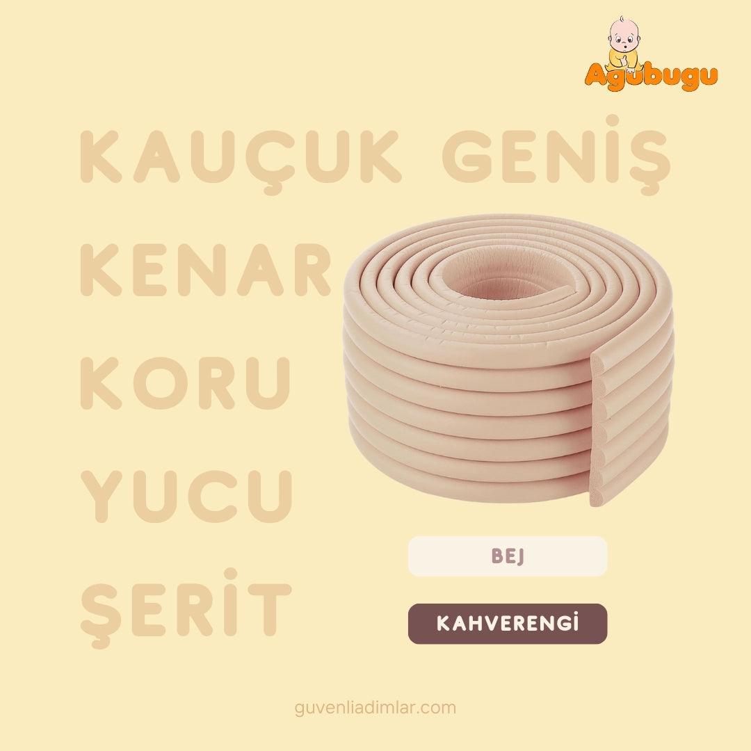 Ekstra Geniş Kauçuk Kenar Koruyucu 2 Metre Şerit