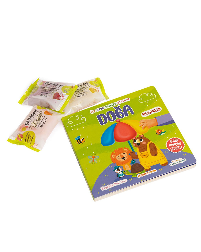 Bahar Aktivite Kitabı ve 3x50gr Hamur Hediyeli
