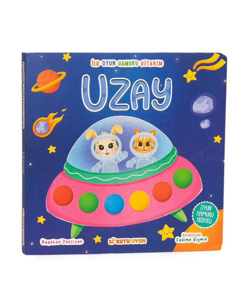 Uzay Aktivite Kitabı ve 3x50gr Hamur Hediyeli