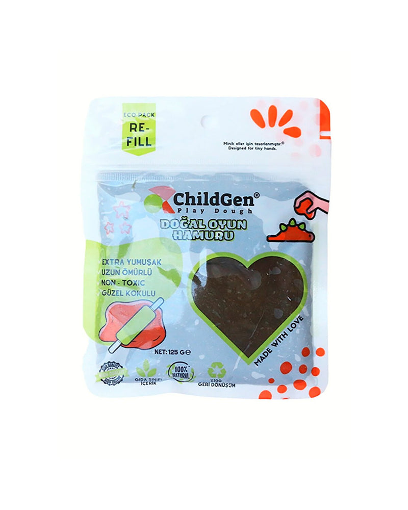 Doğal Oyun Hamuru Yedek Paket 9x125 gr