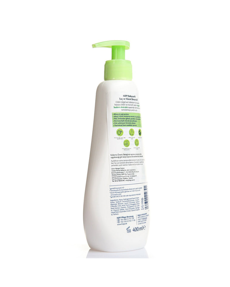 Babysanft Bebek Saç ve Vücut Banyo Jeli 400 ml