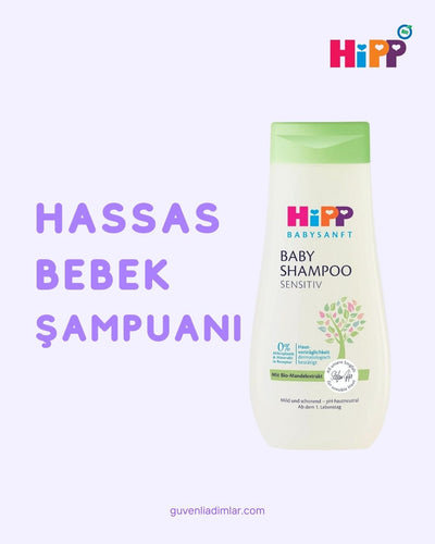HiPP Babysanft Bebek Şampuanı – Hassas Saç Derisi İçin Organik Badem Özlü