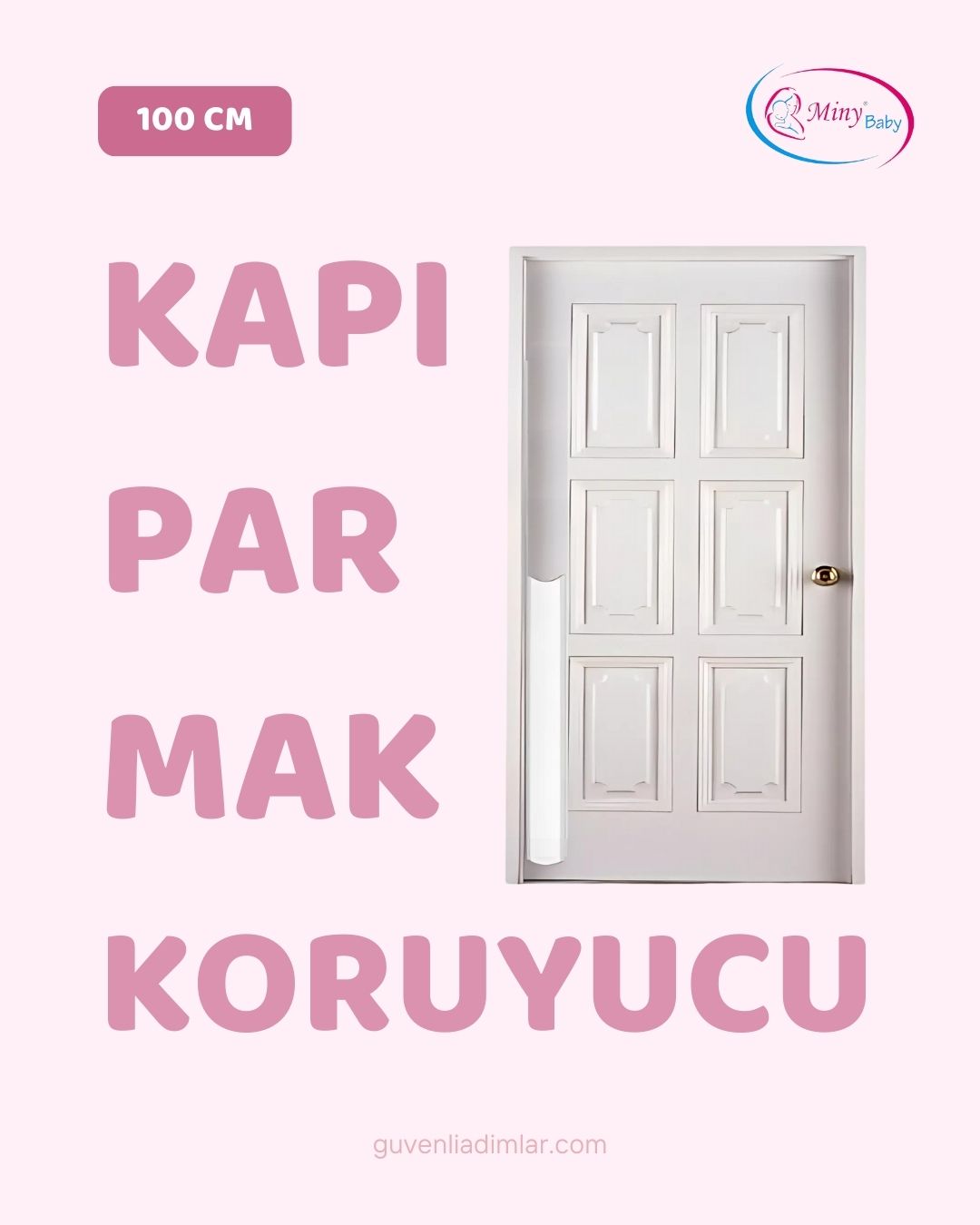 Parmak Koruyucu Şeffaf Kapı Körüğü 100cm