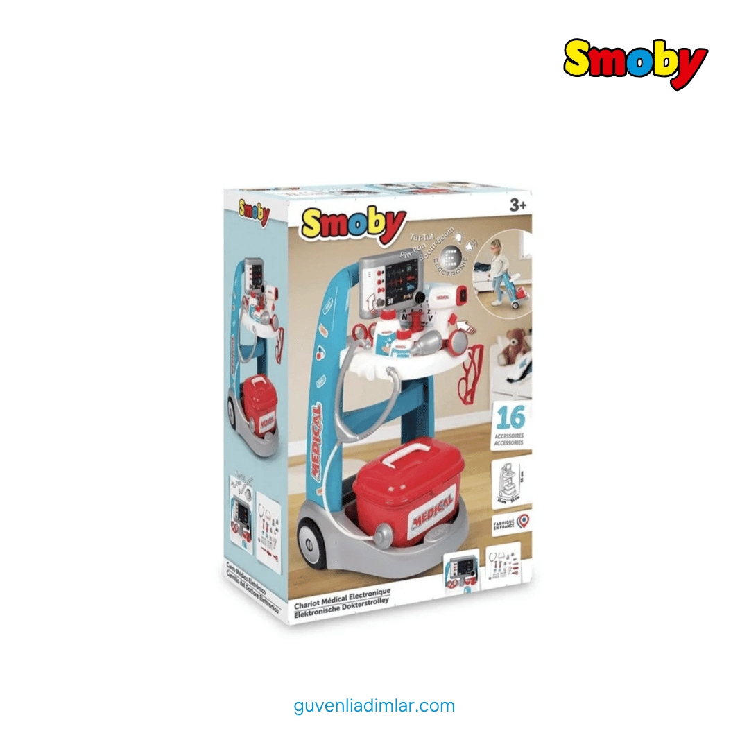 Smoby Mobil İlk Yardım Doktor Seti