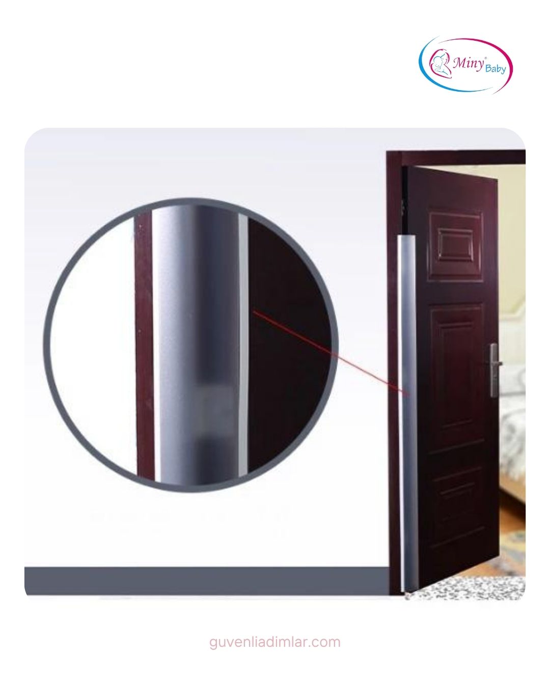 Parmak Koruyucu Şeffaf Kapı Körüğü