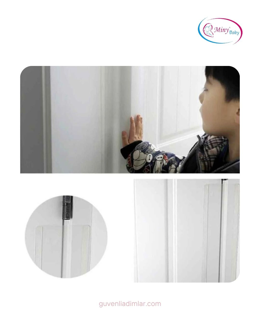 Parmak Koruyucu Şeffaf Kapı Körüğü