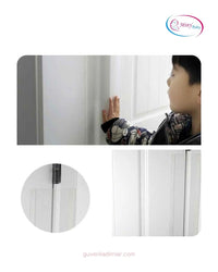 Parmak Koruyucu Şeffaf Kapı Körüğü